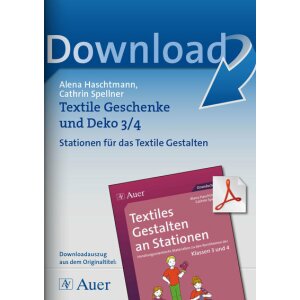 Textile Geschenke und Deko - Textiles Gestalten an...