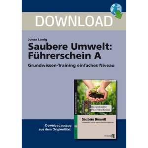 Grundwissen saubere Umwelt: Führerschein A