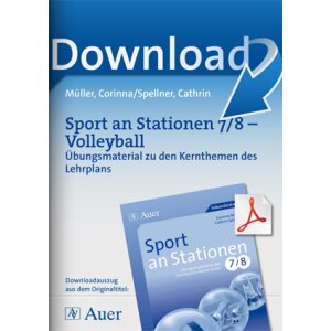Sport an Stationen 7/8 - Volleyball