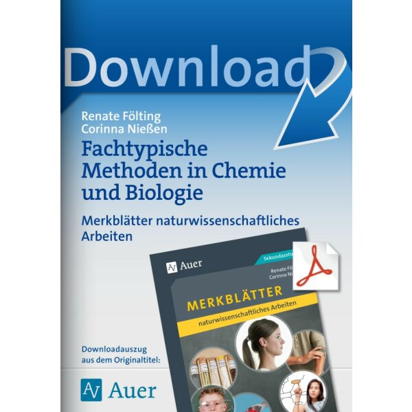 Fachtypische Methoden in Chemie und Biologie - Merkblätter