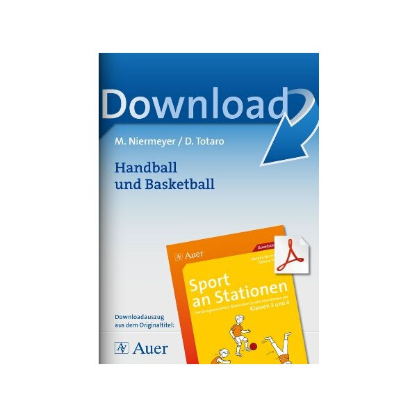 Handball und Basketball  - Sport an Stationen 3/4