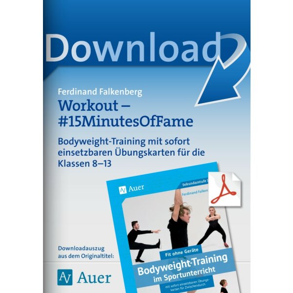 Workouts 15 Minutes of Fame - Bodyweight-Training  Kl. 8-13