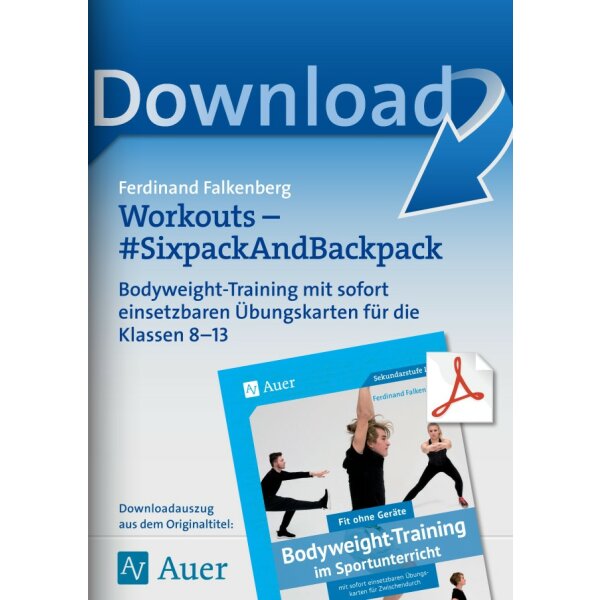 Workouts Sixpack and Backpack - Bodyweight-Training  Kl. 8-13