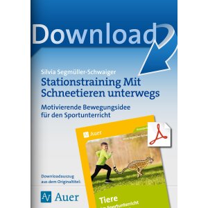 Mit Schneetieren unterwegs: Stationentraining