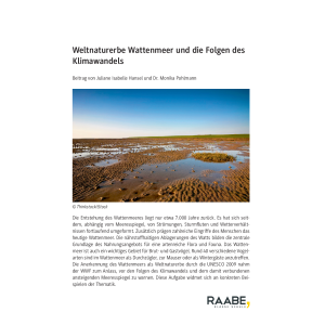 Weltnaturerbe Wattenmeer und die Folgen des Klimawandels