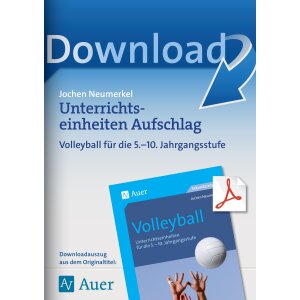 Aufschlag - Volleyball Klasse 5-10