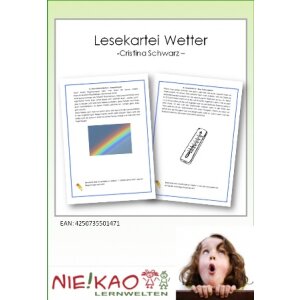 Lesekartei - Wetter