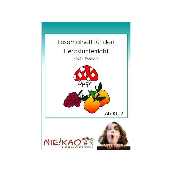 Lesemalheft für den Herbstunterricht