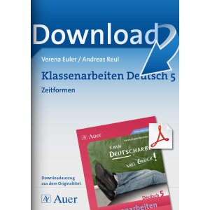 Zeitformen  - Klassenarbeiten Deutsch 5