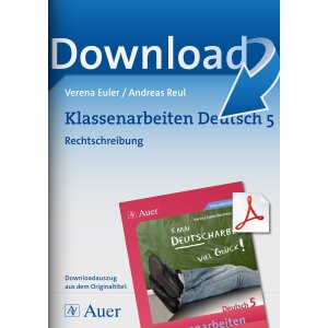 Rechtschreibung  - Klassenarbeiten Deutsch 5