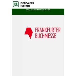 Die Frankfurter Buchmesse