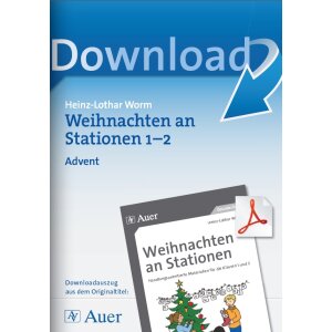 Advent - Weihnachten an Stationen Klasse 1/2