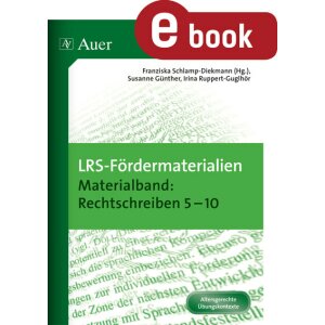 LRS-Fördermaterialien - Materialband Rechtschreiben