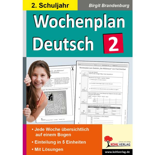 Wochenplan Deutsch 2.Klasse
