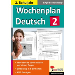 Wochenplan Deutsch 2.Klasse