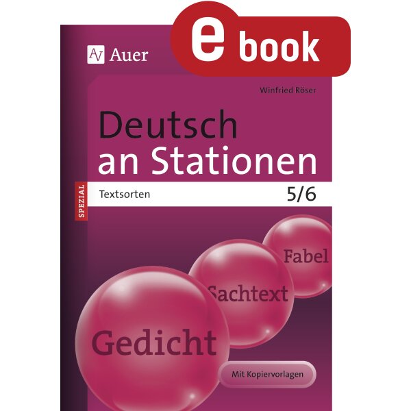 Textsorten - Deutsch an Stationen Spezial