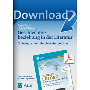 Geschlechterbeziehung in der Literatur - Globales Lernen:...