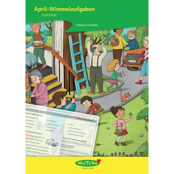 April-Wimmelaufgaben zum Osterfest