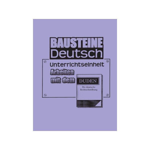 Arbeit mit dem Duden