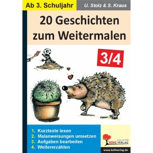 20 Geschichten zum Weitermalen (Kl. 3/4)