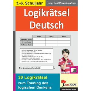 Logikrätsel Deutsch - Pfiffige Logicals zum Training...