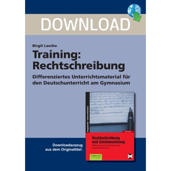 Training: Rechtschreibung