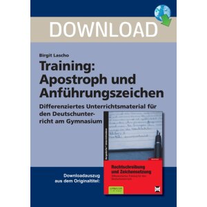 Training: Apostroph und Anführungszeichen