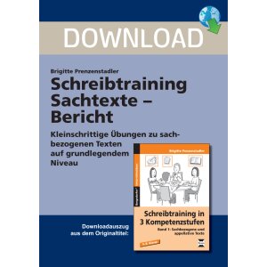 Bericht - Schreibtraining Sachtexte (Grundlegende...