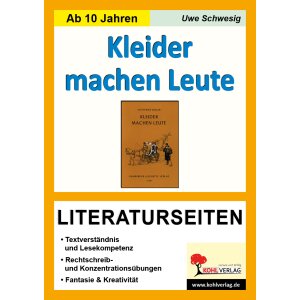 Kleider machen Leute - Literaturseiten