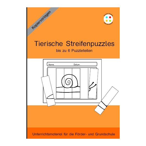 Tierische Streifenpuzzles