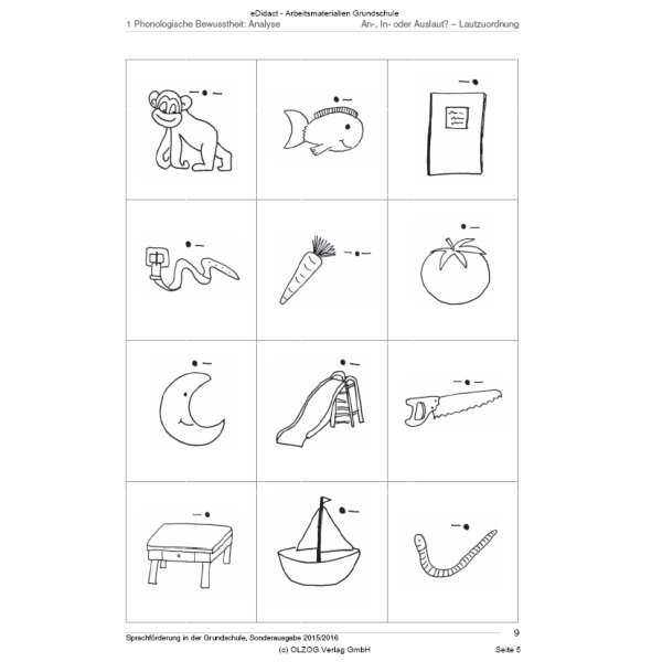 Phonologische Bewusstheit (Klasse 2/3)