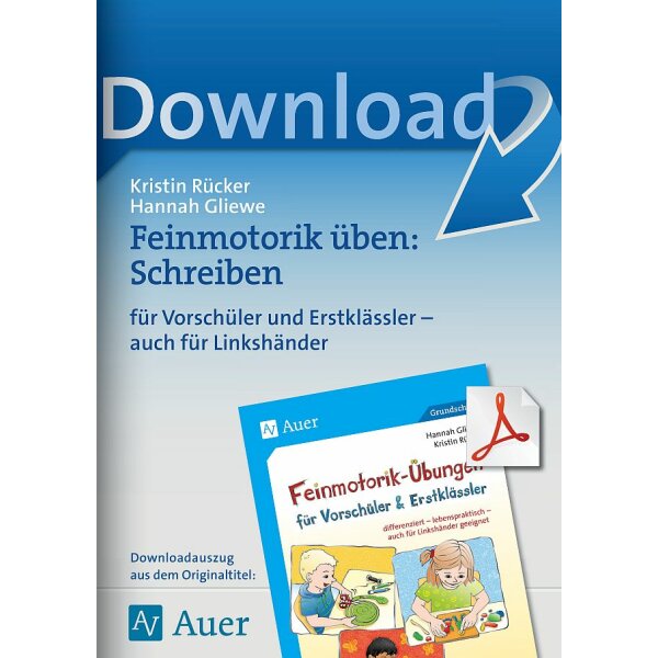 Schreiben - Feinmotorik-Übungen für Vorschüler und Erstklässler