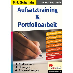 Aufsatztraining und Portfolioarbeit