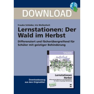 Lernstationen: Der Wald im Herbst - Klasse 3-8