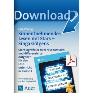 Sinnentnehmendes Lesen mit Stars - Singa Gätgens