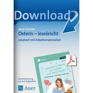 Ostern - Kurzer Leseleicht-Text