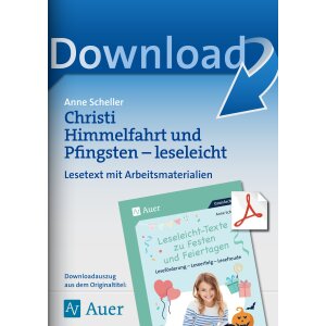 Christi Himmelfahrt und Pfingsten - Kurzer Leseleicht-Text