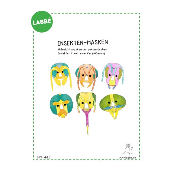 Insekten-Masken (Originalgetreu)