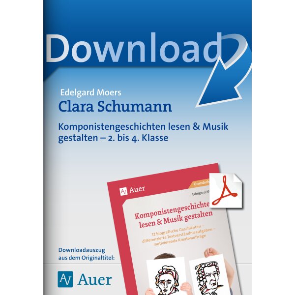 Clara Schumann-Komponistengeschichten lesen und Musik gestalten