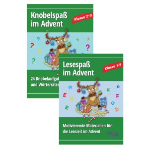 Lese- und Knobelspaß im Advent - Grundschule Kl.1-3