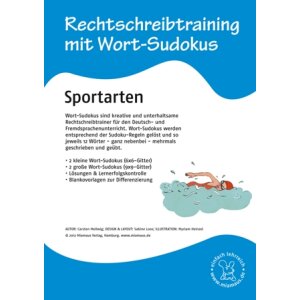 Rechtschreibtraining mit Wort-Sudokus: Sportarten