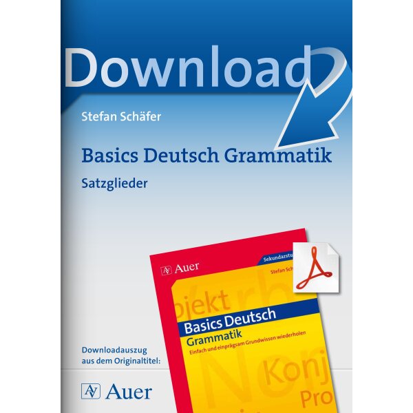 Basics Deutsch Satzglieder