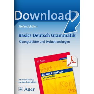 Basics Deutsch Grammatik -Übungsblätter und...