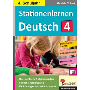 Stationenlernen Deutsch / 4. Schuljahr