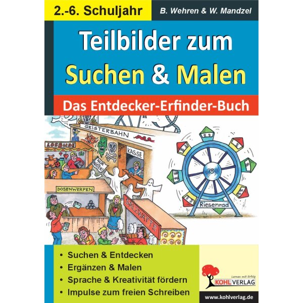 Teilbilder zum Suchen und Malen - Das Entdecker-Erfinder-Buch