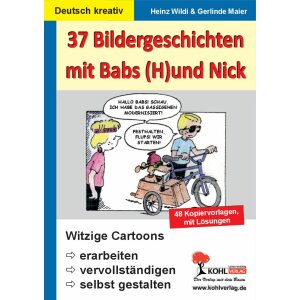 37 Bildergeschichten mit Babs (H)und Nick -  Cartoons...