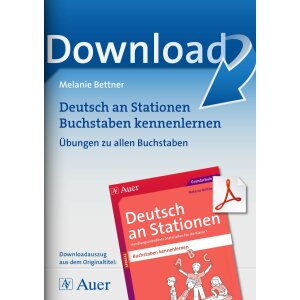 Buchstaben kennenlernen - Übungen zu allen Buchstaben