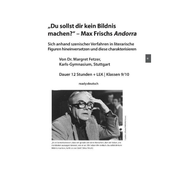 Max Frischs Andorra - Du sollst dir kein Bildnis machen?