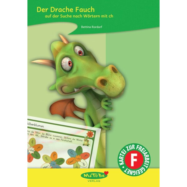 Der Drache Fauch auf der Suche nach Wörtern mit ch