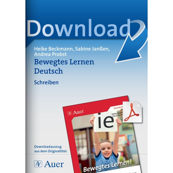 Schreiben - Bewegtes Lernen Deutsch